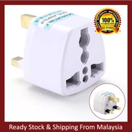 Universal 3 Pin Conversion Adapter Plug Travel Converter Adapter Socket Europe UK Adaptor Plug