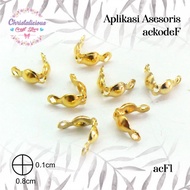 Nickel frog, gold frog, silver frog, gold frog, necklace stopper, bracelet stopper, wire stopper, st