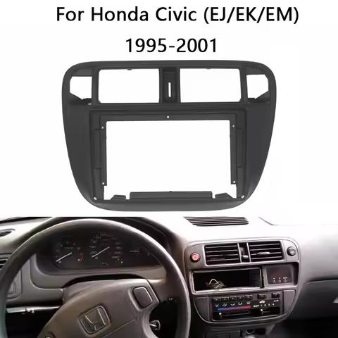 Car Radio Fascia For Honda Civic(EJ/EK/EM)1995-2001 Video Audio Multimedia Player Install Dash Frame