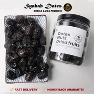 Syabab Dates Tamar Kurma Ajwa LARGE AA Ajwa Murah kurma nabi kurma madu Ajwa Madinah 500g & 1kg