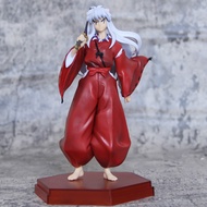 Anime Inuyasha Killer Maru Figure White Hair Black Hair GK Statue Model Boxed Figure