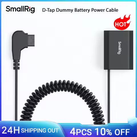SmallRig D-Tap to for NP-FZ100 Dummy Battery Power Cable for Sony A7 III/A7 IV/A7S III/A7R III/A7R I