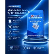 Crest 3D White Noticeably White Teeth Whitening Strips - Box of 20 Strips (10 Treatments)