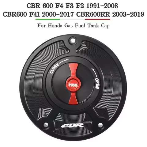 Keyless Motorcycle Fuel Gas Tank cap Cover For Honda CBR 600 F4 F3 F2 1991-2008 CBR600 F4I 2000-2017