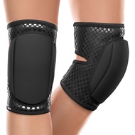 Queen Wear – Sleek Black Grip – Pole Dance Knee Pads – Perfect Woman Protection for Pylon Ballet Mod
