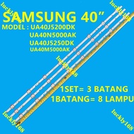 NEW 1 SET UA40J5200DK UA40N5000AK UA40J5250DK UA40M5000AK SAMSUNG 40” LED TV BACKLIGHT UA40N5000 UA4