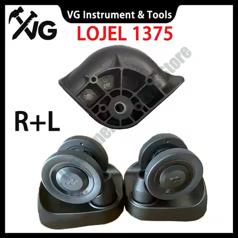 1 Pair Crown LOJEL 1375 Trolley Case Pull Baggage Box CUBO Travel Luggage universal Wheel Roller Sil
