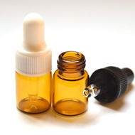 1pcs 2cc Drop Reagent Eye Dropper Pipette Aromatherapy Bottle 2ml Empty Glass Vial