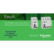 SCHNEIDER ELCB RCCB RCD sirim 10ma 30ma 100ma 300ma 25a 40a 63a easy9  EZ9R56240 EZ9R56263 EZ9R66440