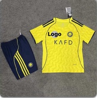 Al nassr fc home kids 👦 children 🧒 jersey 2025/26 full set