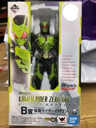 全新未開封日本Bandai SHF S.H.Figuarts 懞面超人Kamen Rider 一番賞 B 賞 Zero-One