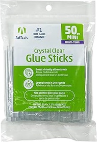 AdTech Hot Glue Sticks, 50ct, Mini Size