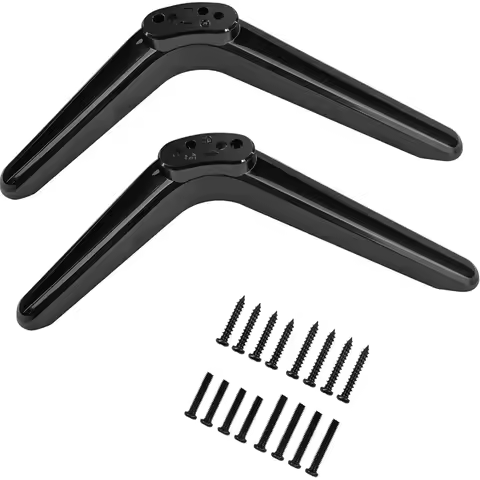 Universal TV Stand Base Table Top TV Legs for TCL RokuTelevisions with Screws 32-65 Inch TV Stand Mo