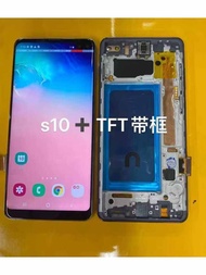 Samsung S10 S10plus ชิ้นส่วนโทรศัพท์มือถือจอภาพแบบรวม LCD ที่สัมผัสได้ ชิ้นส่วนภายในและภายนอกแบบรวม