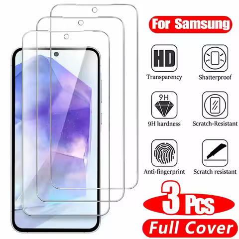 Ultra HD Tempered Glass For Samsung A56 5G A57 A16 A37 A36 A55 A17 A26 A06 A07 Galaxy S25 S26 Ultra 