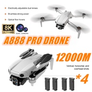A888 Pro Drone Professional 8K HD Dual Camera Obstacle Avoidance Brushless Motor 5G WIFI Remote Cont