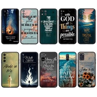 Soft Protective Cover Xiaomi Mi 8 Lite 9 9T Pro A3 CC9E 10T Pro 11 Lite 11i F1 H944 Bible Verse Phon