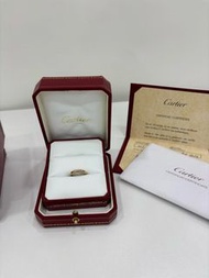 🔗Cartier 1895 Series 18K gold Ring with diamond Size 48 Warranty card of year 2016 卡地亞1895系列18K黃金素圈單