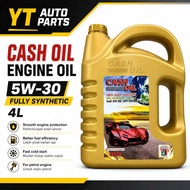 Cash Oil 5W-30 Fully Synthetic Engine Oil 4L API SN/GF-5 Minyak Enjin Kereta