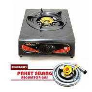 Kompor Progas 1 Tungku PG-169 /Kompor 1 Tungku Teflon/ Kompor Gas