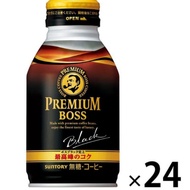 Suntory Coffee Premium Boss Black 390g Bottle Can x 24