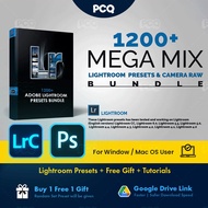 [LR] 1200+ Mega Mix Lightroom Presets | Lightroom Pc + Mac + Free Gift