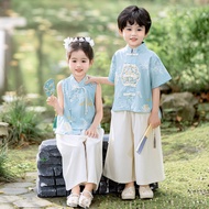 Children Chinese Style Hanfu Performance Costume Chinese Studies Performance Costume Ancient Style B
