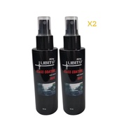 LIBITU 801E น้ำยาเคลือบกระจกไล่น้ำ 120มล สูตรเข้มข้นเซรามิกพรีเมี่ยม ไม่ผสมน้ำ คราบสกปรก ติดทนนาน ทน
