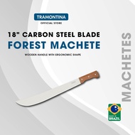 TRAMONTINA 18" Carbon Steel Blade Forest Machete With Wooden Handle | Machetes