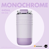 AKS x MONOCHROME MUG แก้วน้ำสแตนเลส 316L เคลือบเซรามิก ขนาด 320-440ML ฝาปิดพลาสติก TRITAN เก็บอุณหภู