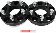 SCITOO 2Pcs 1 inch Wheel Adapters 5X5 to 5X4.5 with Studs 1/2" Bore 71.5mm Compatible with for Jeep