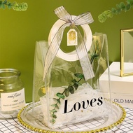 May Day Transparent Gift BagPVCWedding Labor Day Children's Packaging Plastic Hand-Held Gift Bag Wholesale