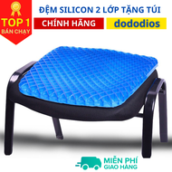Đệm Silicon Đệm Hỗ Trợ Flex Chính Hãng dododios Làm Từ Gel Silicone Tổ Ong Flex 3D Miếng Lót Ghế Ngồ