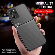 For Xiaomi Poco F5 F4 GT X4 x5 M4 pro 4G 5G Case Matte Shockproof Cover Magnetic Car Holder Phone Casing