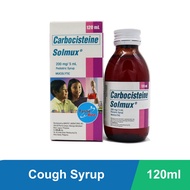 Solmux Pedia 100mg/200mg Syr 60mL/120mL - Carbocisteine Cough Syrup