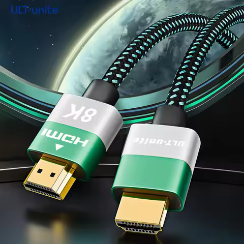 8K HDMI to HDMI 2.1 Cable 48Gbps High Speed 8K 60Hz 4K HDMI-compatible Cable for Switch Laptop Monit
