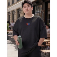 2R011 [AIYOU] Lelaki Baju T Shirt Men Tshirt 1XL-5XL Plus Size Korean Style Crop Top Clothes Seluar