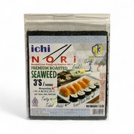 ICHI NORI 3 SHEETS, KIYONORI SUSHI NORI 3 SHEETS HALAL SUITABLE FOR SUSHI