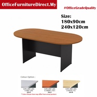 Oval Shape Conference Table (6 Feet/8 Feet) - G Oval Office Table GO18 GO24(Deliver ground floor) G 