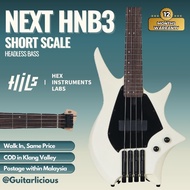 HILS NEXT HNB3 - Short Scale Headless Bass - Satin Ivory ( HILS GUITAR )
