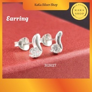 Original 925 Silver CZ White Stones Earring (312627) | Subang Batu CZ Putih Perak 925 | Ready Stock