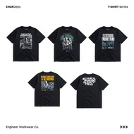 Engineer Workwear - Engr Dept Series Black Tshirt