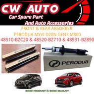 ORIGINAL PERODUA MYVI D20N MYVI GEN3 18-26 ABSORBER FRONT&REAR 48510-BZC20 48531-BZ890 48520-BZ710