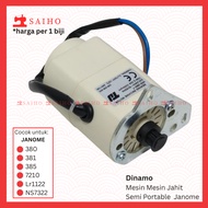 MESIN POLI Semi-Portable Sewing Machine Dynamo for Janome NS 7210 380/ 381 Large Poly/ Janome Sewing