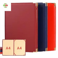 RADIV A4 Agreement Folder, PU Leather Protective Certificate Diploma Cover, Professional No Inserts 
