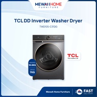 Mewah Home_TCL_TWD105-C31DG_10.5KG/7KG_DD Inverter_Front Load Washer Dryer_Ready Stock + Fast Shipme