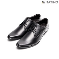MATINO SHOES รองเท้าชายคัทชูหนัง รุ่น MNS/B 4004 BLACK