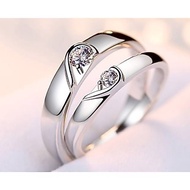 Terbaru Cincin Kawin, Cincin Nikah, Couple, Pasangan, Perhiasan Perak 598 CINCIN COUPLE RING