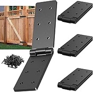 Heavy Duty Gate Hinges,Adjustable Butt Folding Door Hinge with Screws,270 Degree for Bifold Doors,Wo