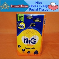 NICE Facial Tissue 180 Sheets 2 Ply NICE 360 Sheets 2 Ply Wholesale